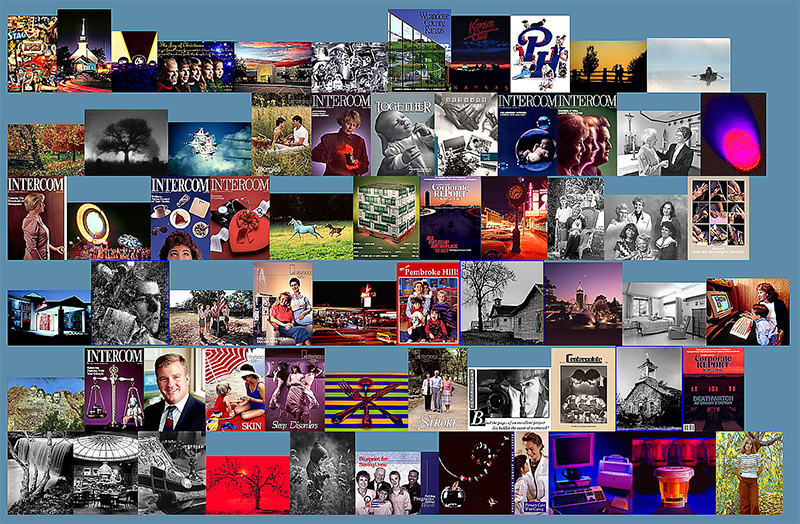 Thumbnails of my portfolio in 1999