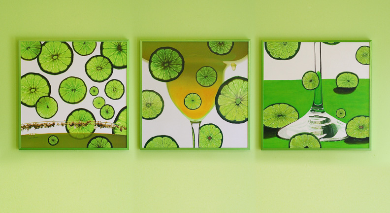 Limes_on_wall